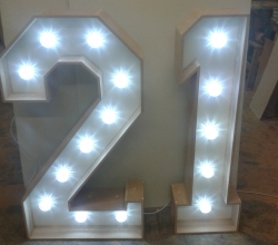 Large Numbers and Letters by Paul Todd