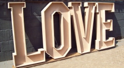 Large Numbers and Letters by Paul Todd