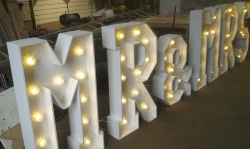 Large Numbers and Letters by Paul Todd